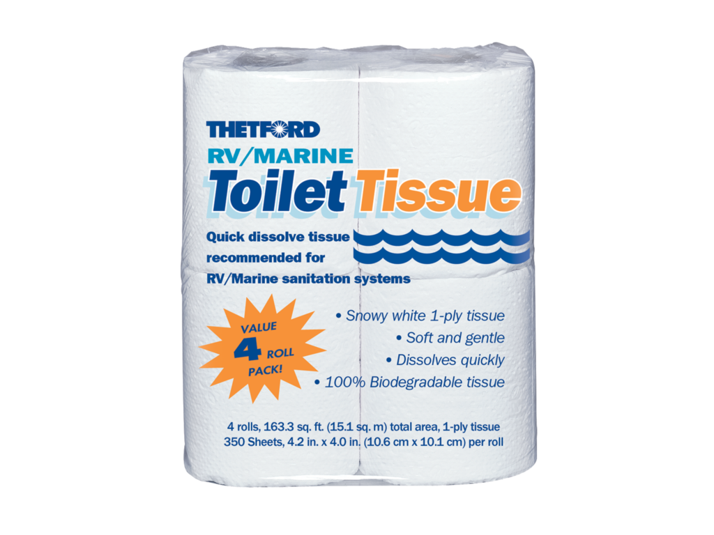 RV/Marine Toilet Tissue 4-pack 3 RV Marine Toilet Paper 20804
