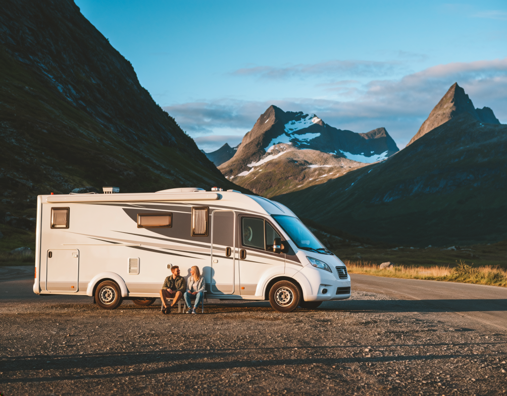 Off grid motorhome in norway