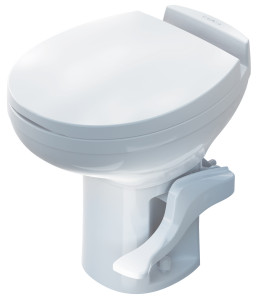 Thetford 42171 RV Camper High Profile Toilet Bone Foot Flush For RV Trailer