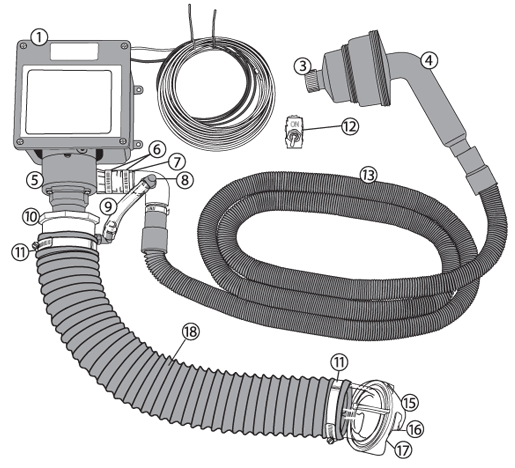 Parts Diagram - Model 62-5800-21CC - Thetford Corporation