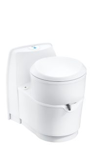 C223-CS Cassette Toilet rotated, with closed lid