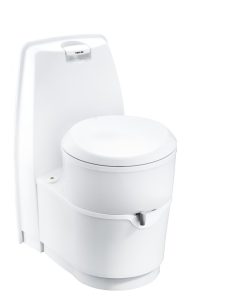 C224-CW Cassette Toilet rotated, with closed lid