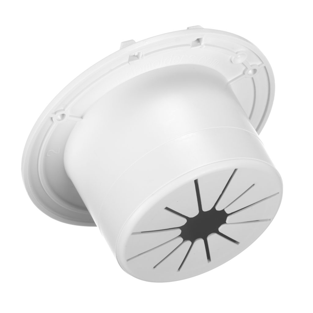 Deluxe Round Electrical Cable Hatch with Back - Polar White | Products ...